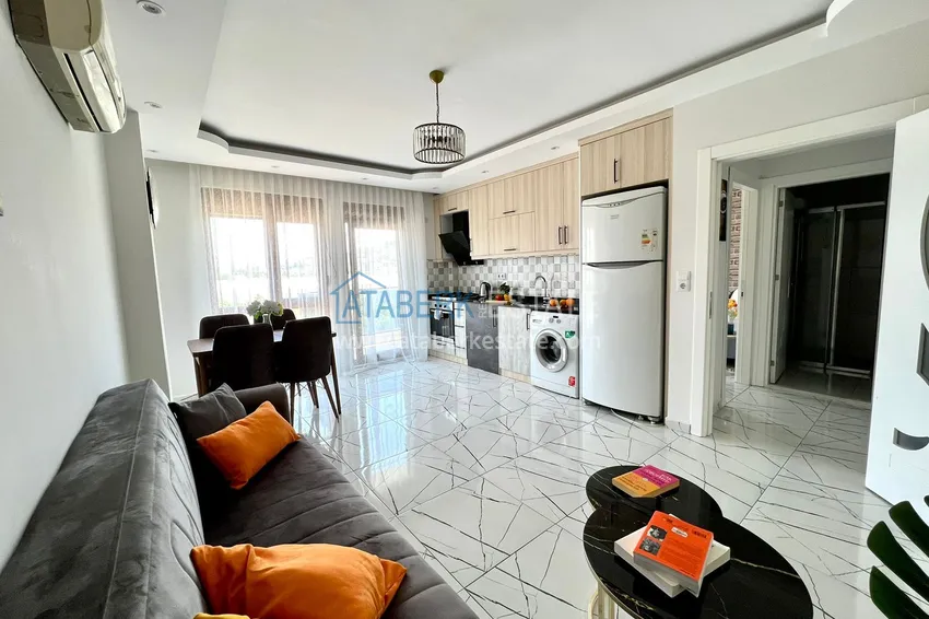 Приобрести Квартира 1+1 меблированная в Газипаше в молодом комплексе городского типа 2 