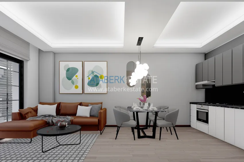 Приобрести Новый проект резиденции в центре Алании – 100 метров от пляжа Кейкубат 8 