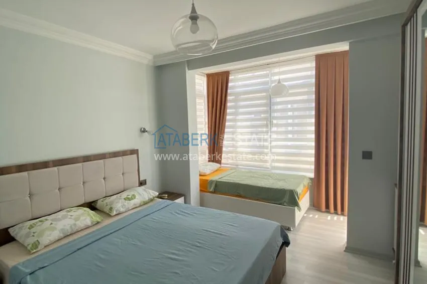 Приобрести Аренда двухкомнатной квартиры в центре Алании с видом на горы №17 3 