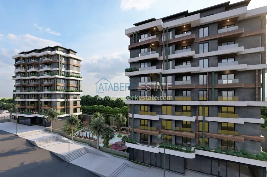 Новый инвестиционный проект жилого комплекса в Авсалларе с закрытой благоустроенной территорией 3 