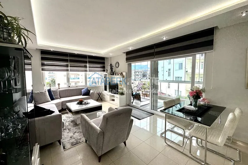 Приобрести Квартира 2+1 с мебелью и застеклённым балконом, Алания, Оба 3 