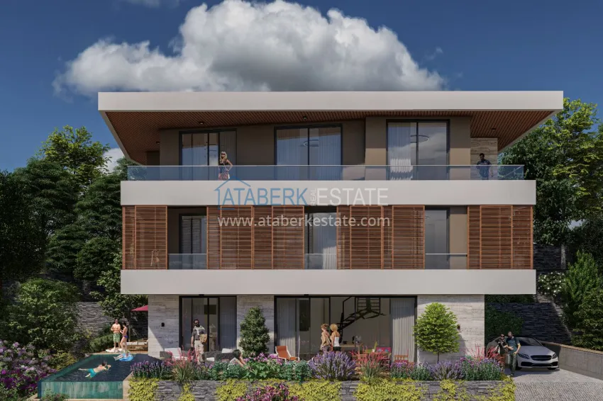 Эксклюзивный проект частной виллы в центре Алании 2 