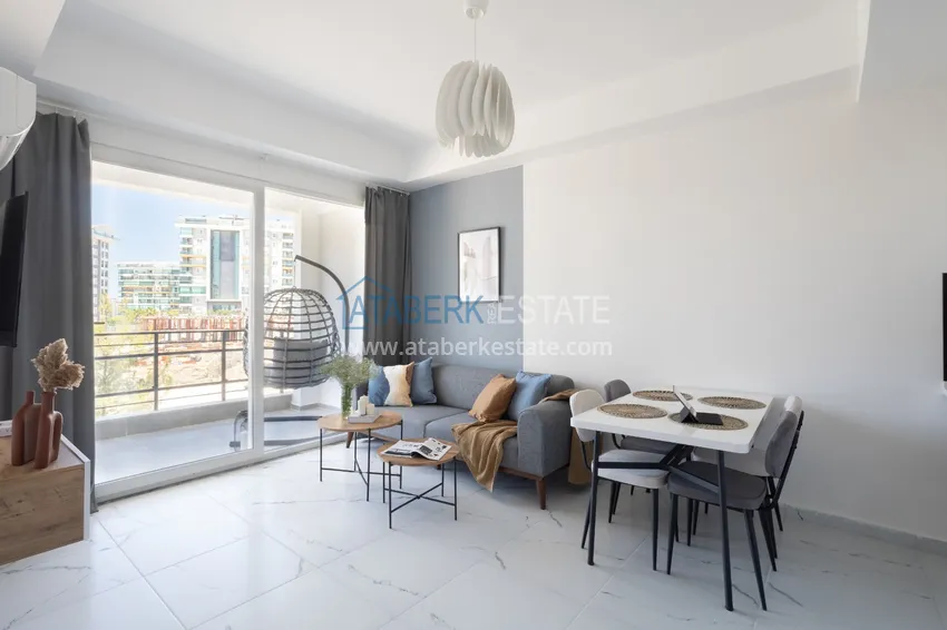 Приобрести Квартира 1+1 меблированная с дизайнерским интерьером в новостройке, район Авсаллар – Алания. Подходит для краткосрочной аренды 3 