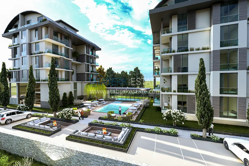 Новый проект жилого комплекса комфорт-класса в 280 метрах от моря – Алания, Каргыджак 3 