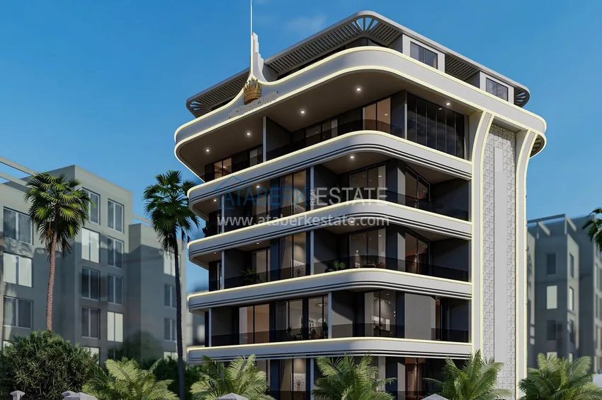 Проект реновации! Новый проект Off-plan в центре Алании, район пляжа Клеопатра 3 