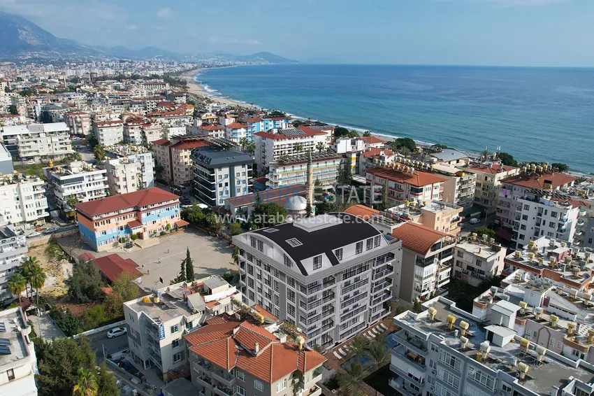 Новый проект резиденции в центре Алании – 100 метров от пляжа Кейкубат 3 