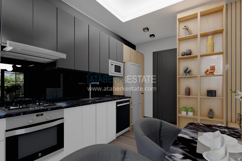 Приобрести Новый проект резиденции в центре Алании – 100 метров от пляжа Кейкубат 9 