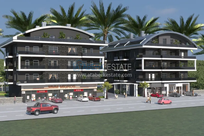 Новый проект современного жилого комплекса в районе Оба, Алания 4 