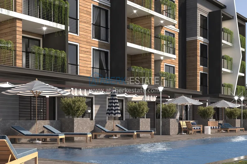 Инвестиционная недвижимость в строящемся комплексе в Анталии, район Алтынташ 4 