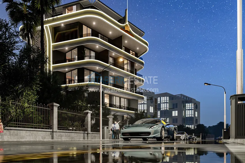 Проект реновации! Новый проект Off-plan в центре Алании, район пляжа Клеопатра 4 