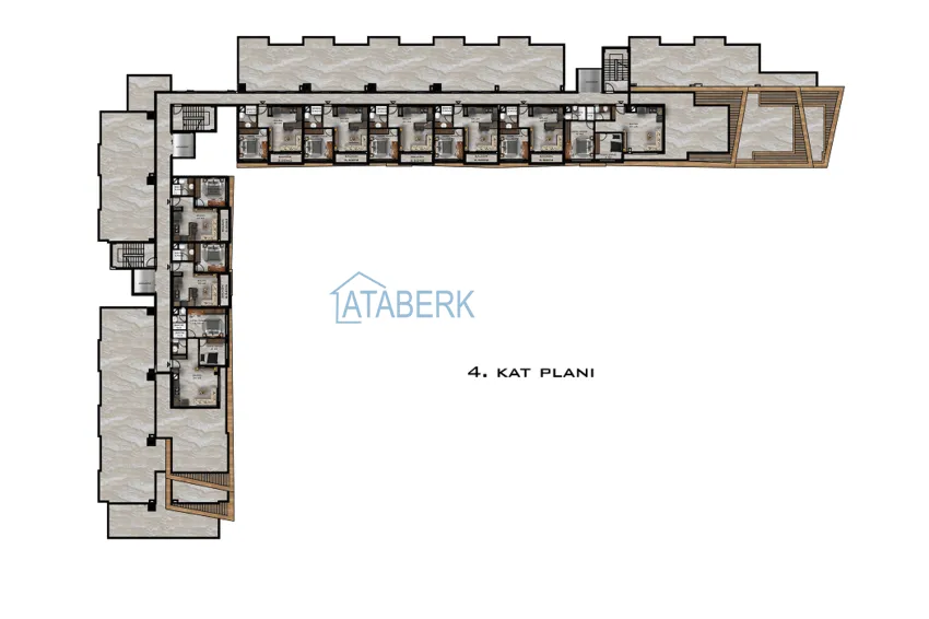 Купить дешево Новый проект роскошной резиденции в престижном районе Алтынташ - Анталья 5 