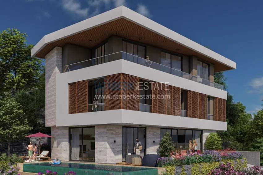 Эксклюзивный проект частной виллы в центре Алании 3 