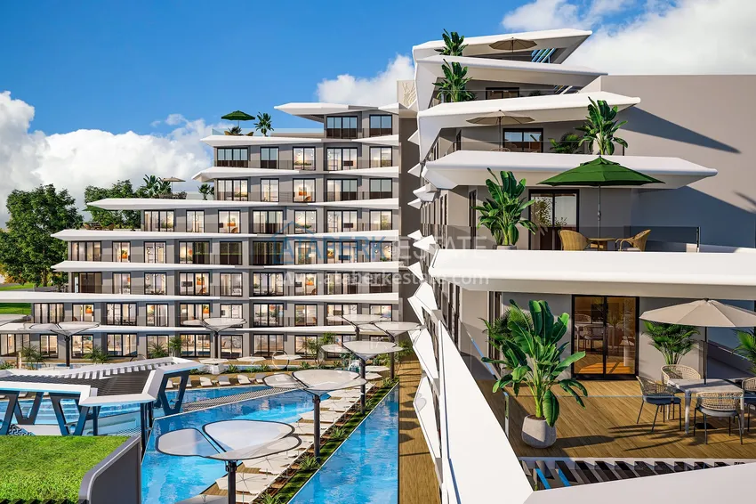 Новый проект роскошной резиденции в престижном районе Алтынташ - Анталья 4 