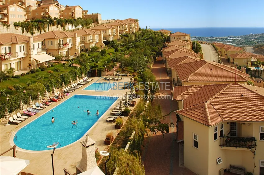 Видовая двухэтажная вилла с роскошной мебелью и видом на море, район Махмутлар – Алания 5