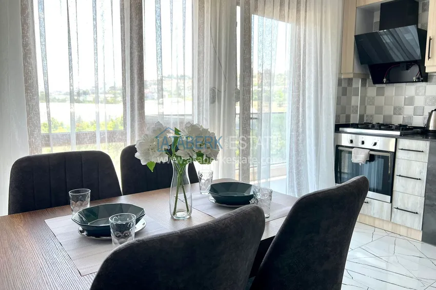 Приобрести Квартира 1+1 меблированная в Газипаше в молодом комплексе городского типа 4 