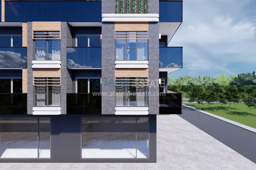 Новый проект резиденции сегмента комфорт в центре Алании, район пляжа Клеопатра 6 