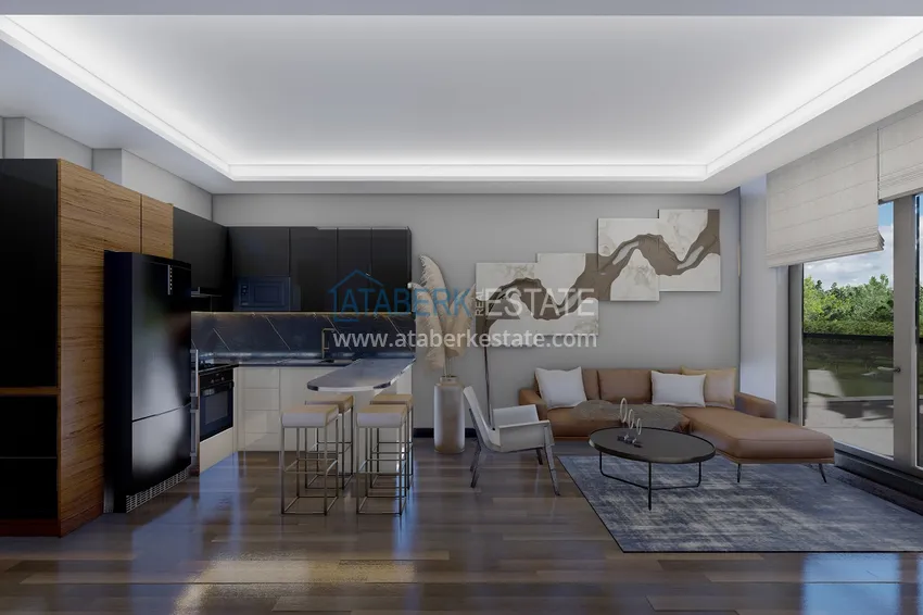 Приобрести Новый проект резиденции сегмента комфорт в центре Алании, район пляжа Клеопатра 4 