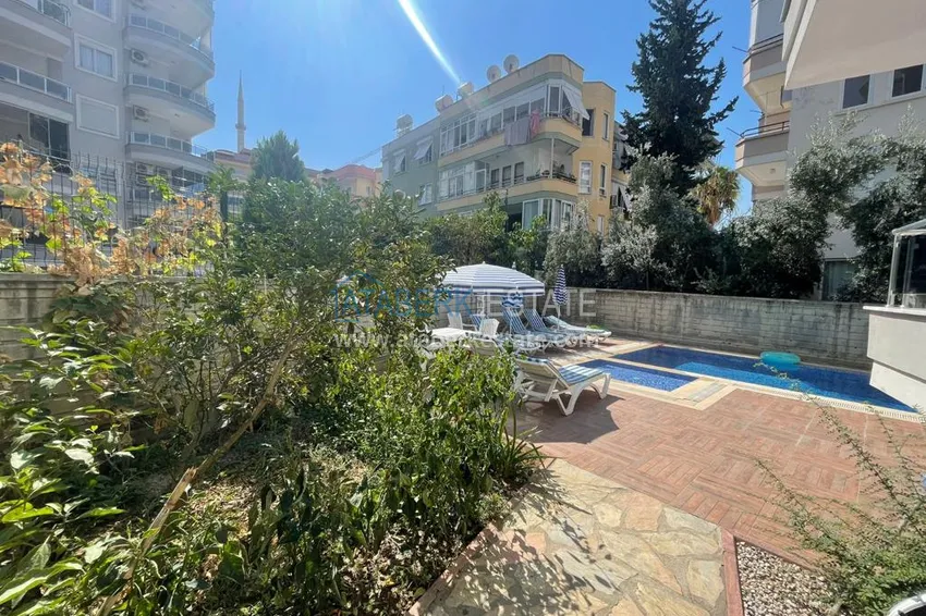 Аренда двухкомнатной квартиры в центре Алании в небольшом уютном комплексе  5 