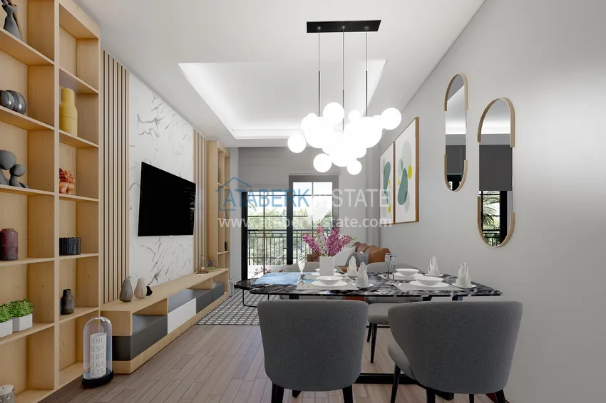 Приобрести Новый проект резиденции в центре Алании – 100 метров от пляжа Кейкубат 10 