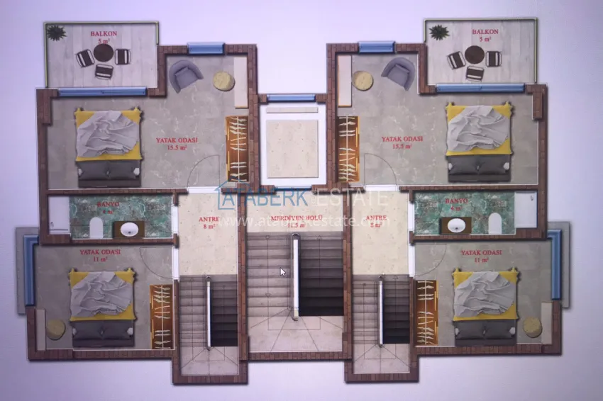 Купить дешево Новый бутик-комплекс в районе Кестель рядом с морем 2 