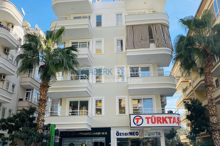 Аренда двухкомнатной квартиры в центре Алании с видом на горы №17 6 