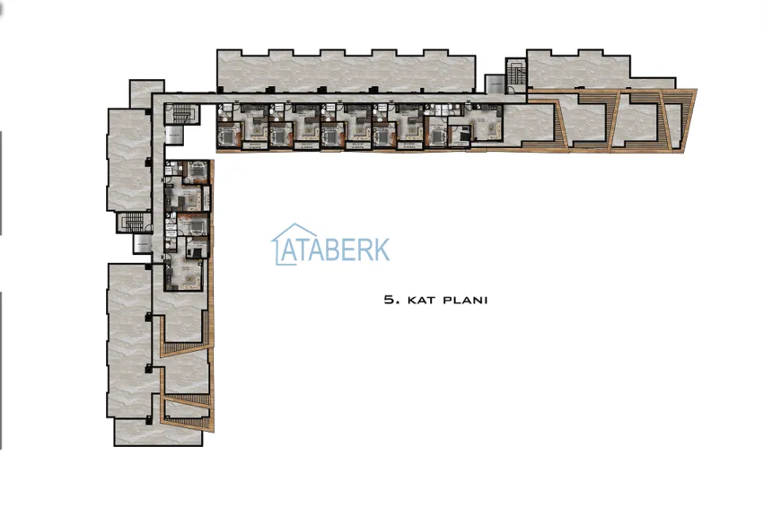 Купить дешево Новый проект роскошной резиденции в престижном районе Алтынташ - Анталья 6 