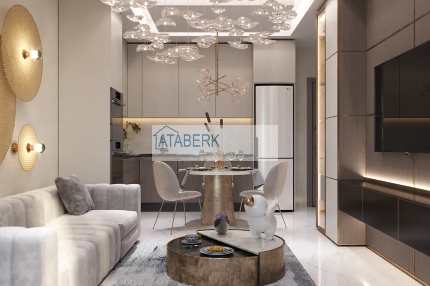 Приобрести Проект реновации! Новый проект Off-plan в центре Алании, район пляжа Клеопатра 5 