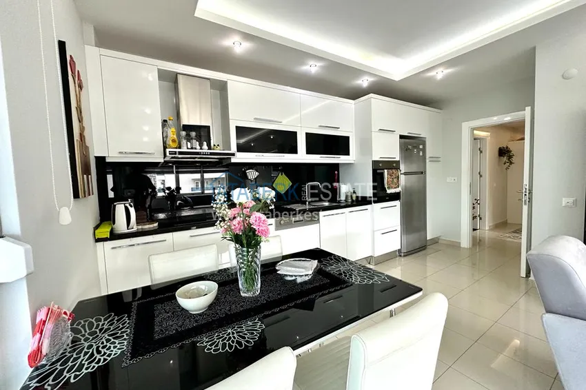 Приобрести Квартира 2+1 с мебелью и застеклённым балконом, Алания, Оба 5 