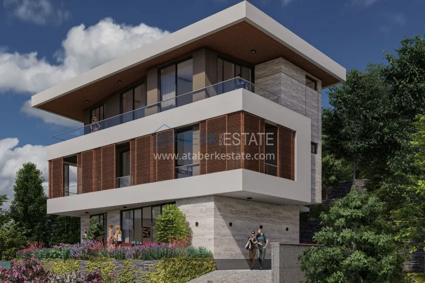 Эксклюзивный проект частной виллы в центре Алании 4 