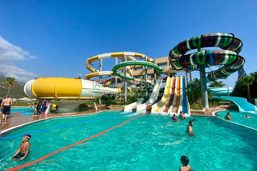 Видовая двухэтажная вилла с роскошной мебелью и видом на море, район Махмутлар – Алания 7