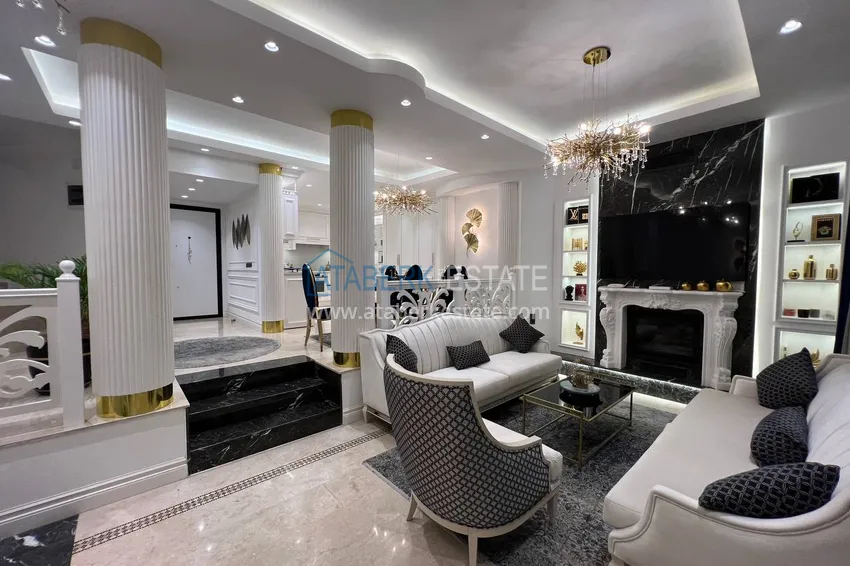 Приобрести Видовая двухэтажная вилла с роскошной мебелью и видом на море, район Махмутлар – Алания 6