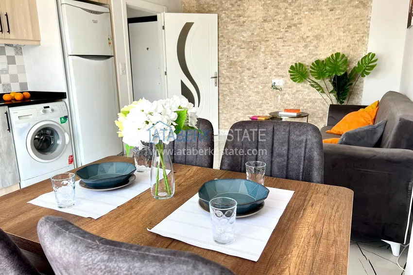 Приобрести Квартира 1+1 меблированная в Газипаше в молодом комплексе городского типа 5 