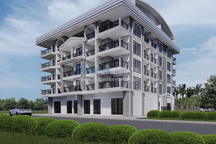 Новый проект резиденции в центре Алании – 100 метров от пляжа Кейкубат 5 