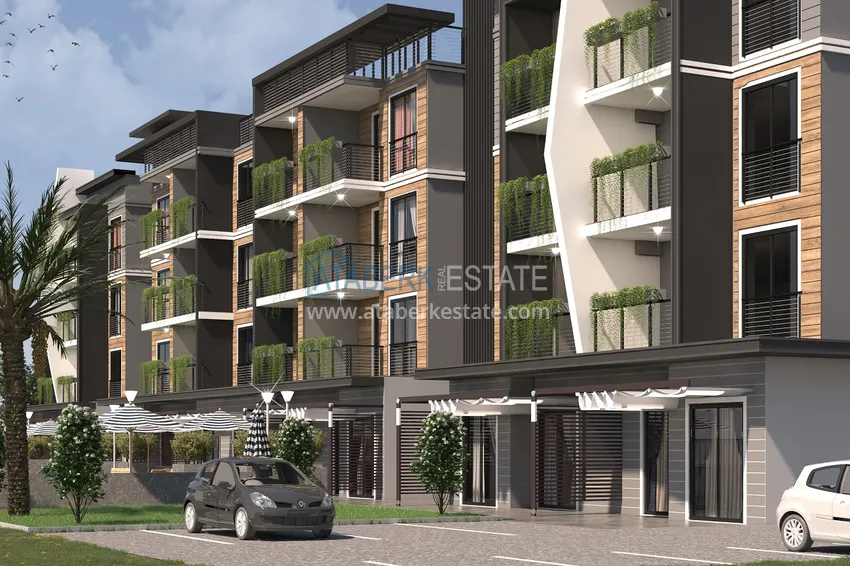 Инвестиционная недвижимость в строящемся комплексе в Анталии, район Алтынташ 6 