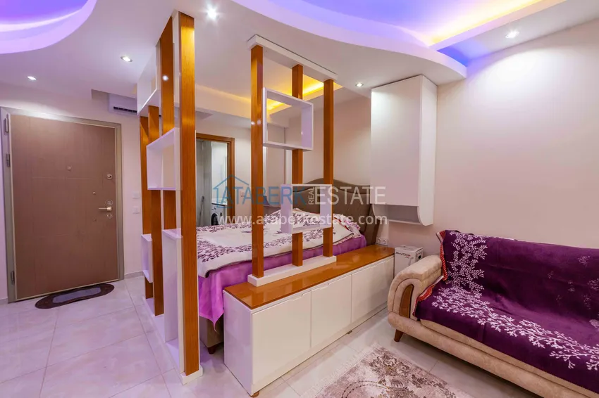 Приобрести Меблированная студия в Махмутларе – центр, первая береговая линия 8