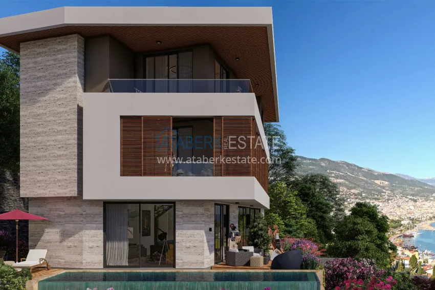 Эксклюзивный проект частной виллы в центре Алании 5 