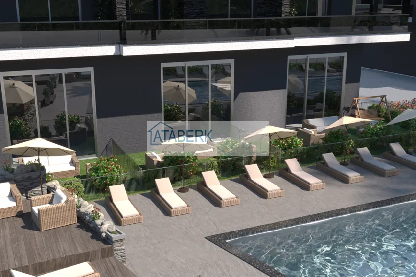 Новый проект современного жилого комплекса в районе Оба, Алания 9 