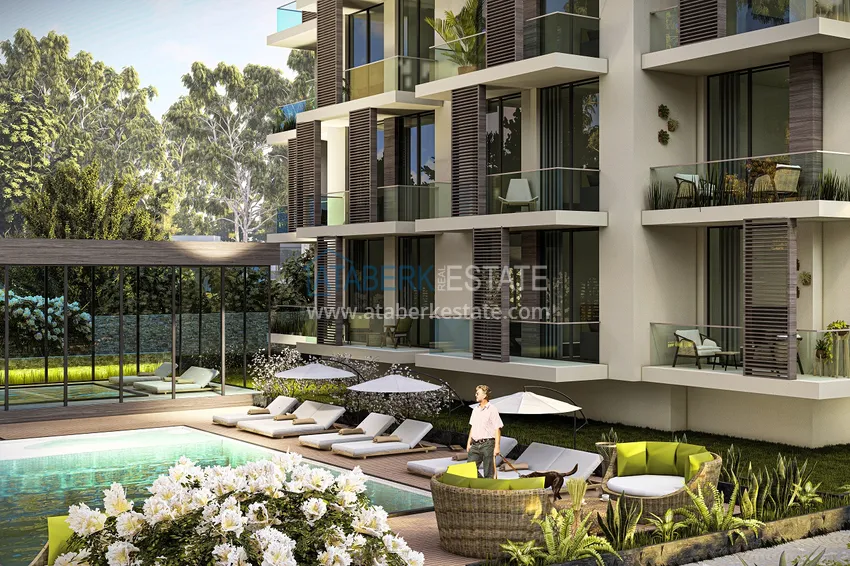 Новый проект жилого комплекса комфорт-класса в 280 метрах от моря – Алания, Каргыджак 7 