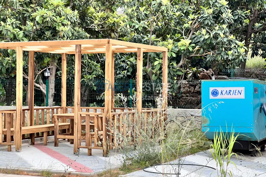 Пентхаус-дуплекс 3+1 с мебелью в европейском малоэтажном районе Алании, Оба 7 