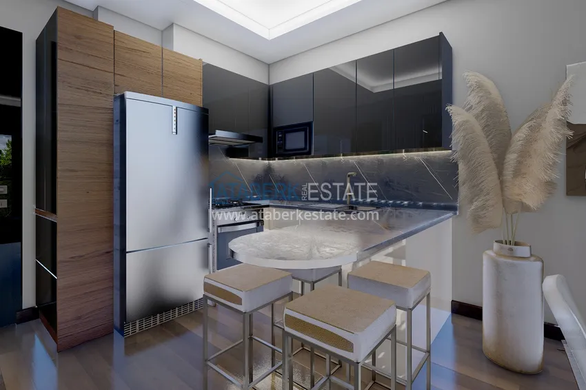 Приобрести Новый проект резиденции сегмента комфорт в центре Алании, район пляжа Клеопатра 6 