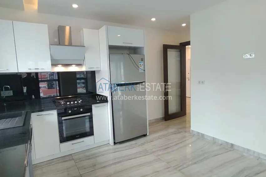 Приобрести Недвижимость под ВНЖ. Трехкомнатная квартира с видом на горы в молодой резиденции в 50 метрах от моря - центр Алании  7 