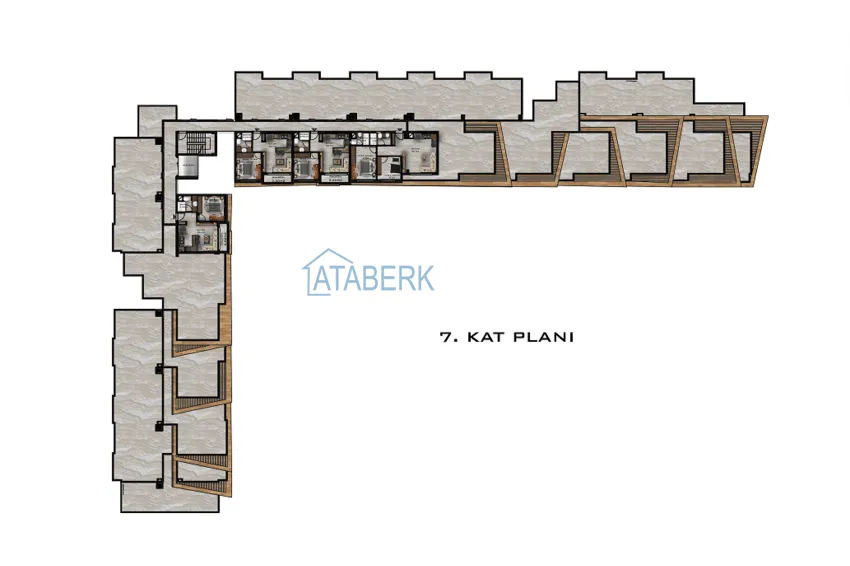 Купить дешево Новый проект роскошной резиденции в престижном районе Алтынташ - Анталья 8 