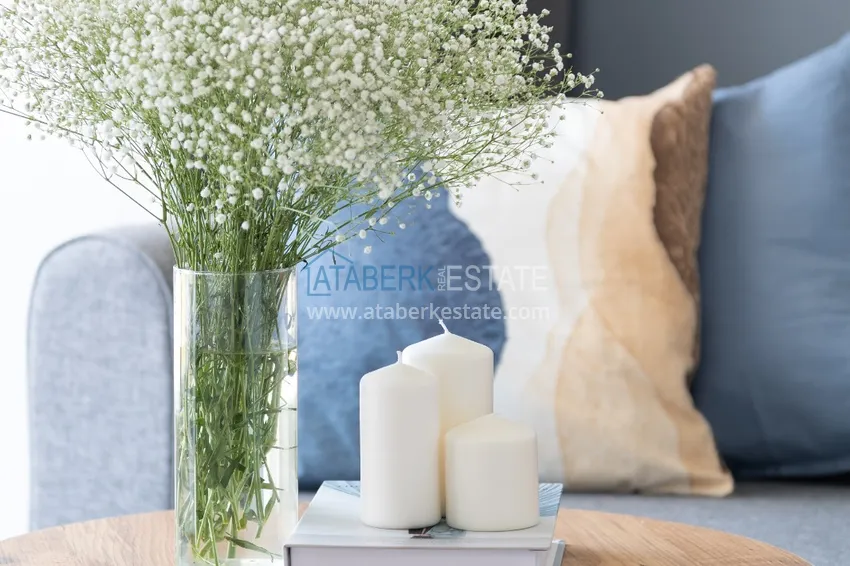 Приобрести Квартира 1+1 меблированная с дизайнерским интерьером в новостройке, район Авсаллар – Алания. Подходит для краткосрочной аренды 7 