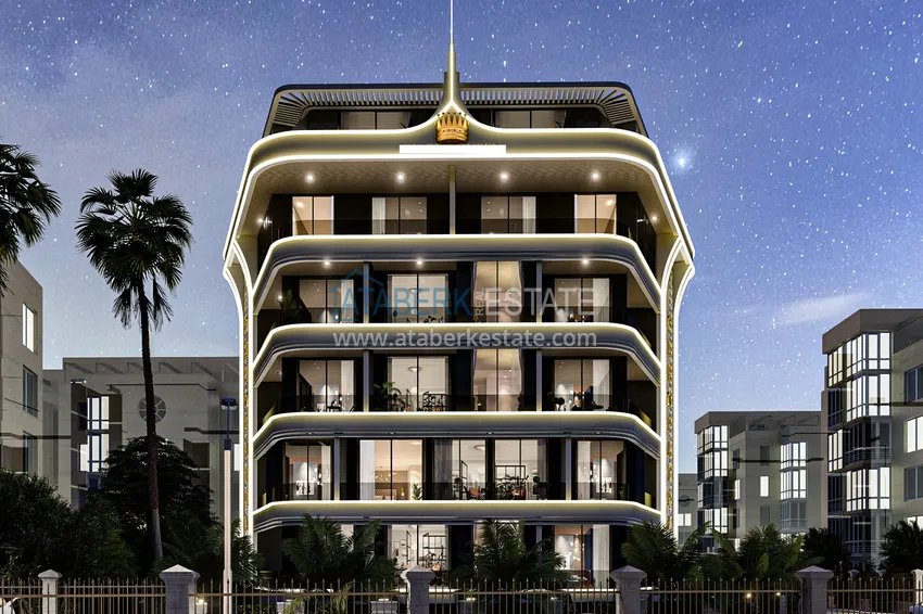 Проект реновации! Новый проект Off-plan в центре Алании, район пляжа Клеопатра 8 