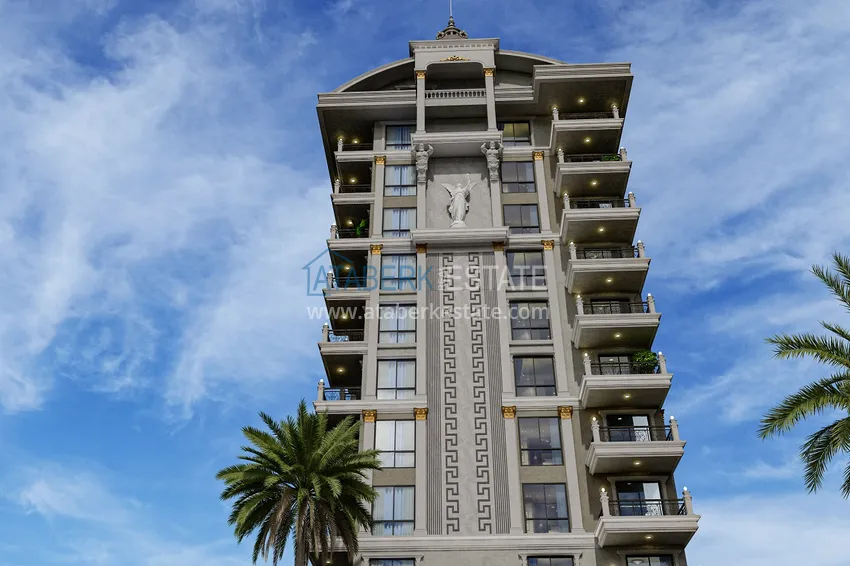 Резиденция в центре Алании на этапе проекта – квартиры по минимальным стартовым ценам 8 