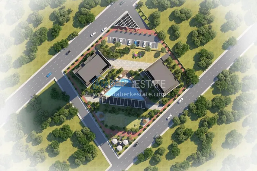 Квартира 5+1 в жилом комплексе на стадии строительства Мезитли-Мерсин 3 