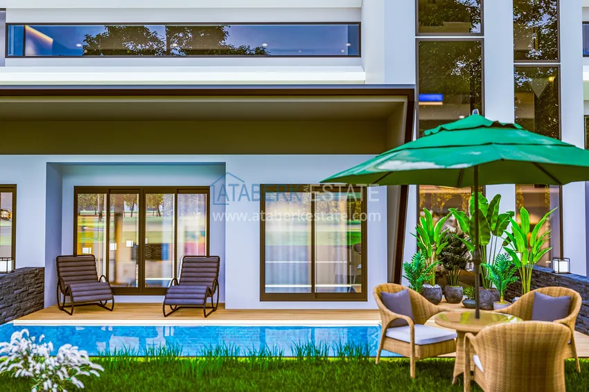 Новый проект роскошной резиденции в престижном районе Алтынташ - Анталья 8 