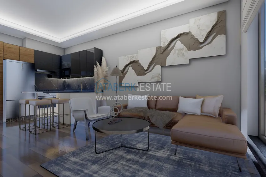 Приобрести Новый проект резиденции сегмента комфорт в центре Алании, район пляжа Клеопатра 8 