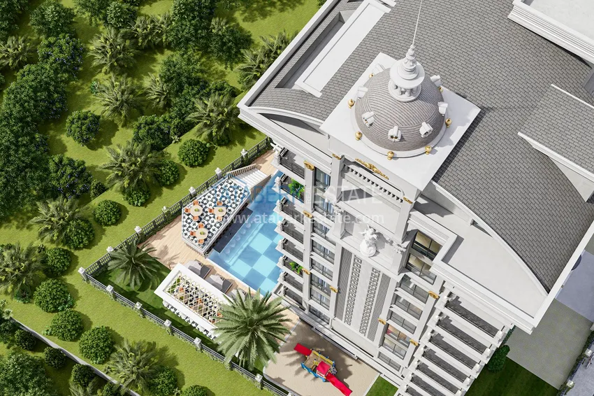 Резиденция в центре Алании на этапе проекта – квартиры по минимальным стартовым ценам 9 