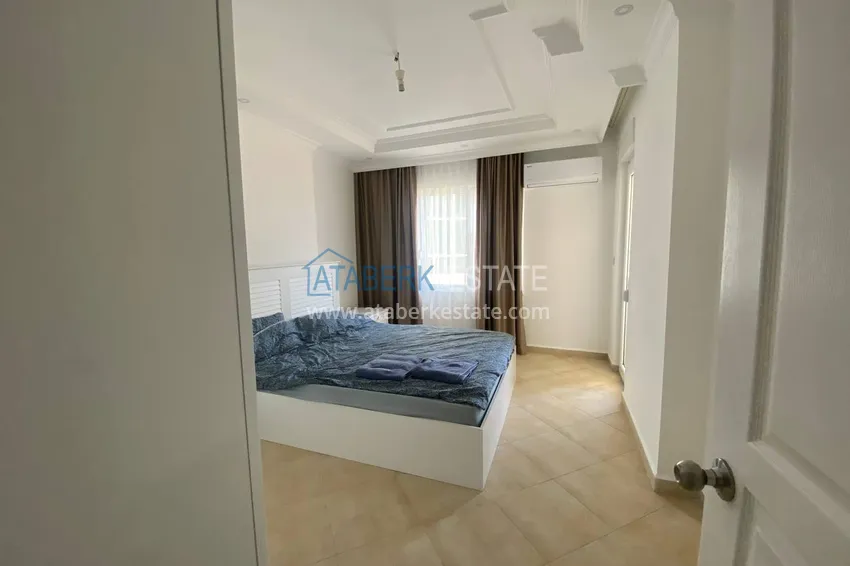 Приобрести Двухкомнатная квартира с мебелью и видом на море в комплексе на первой береговой, район Тосмур – Алания  9 